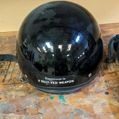 Riding Helmet and Sunglasses