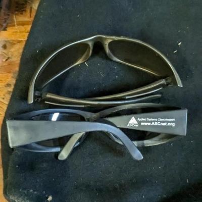 Riding Helmet and Sunglasses
