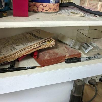 Contents of Shop 1 Workbench