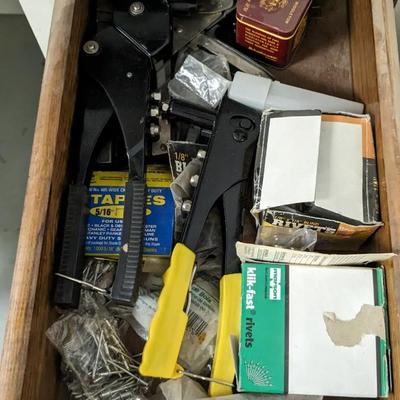 Contents of Shop 1 Workbench
