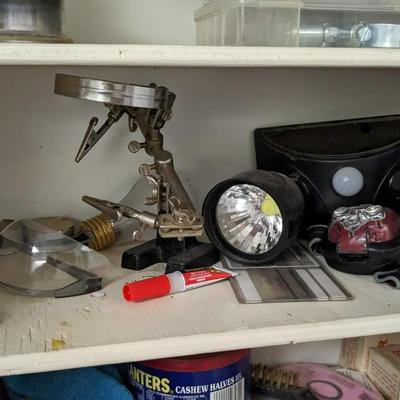 Contents of Shop 1 Workbench
