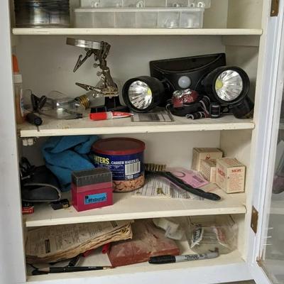 Contents of Shop 1 Workbench