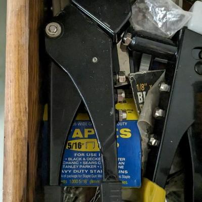 Contents of Shop 1 Workbench