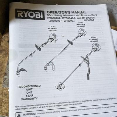Ryobi Weed Trimmer. Toro Blower, McCullogh Chainsaw and More!