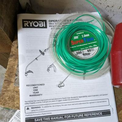Ryobi Weed Trimmer. Toro Blower, McCullogh Chainsaw and More!