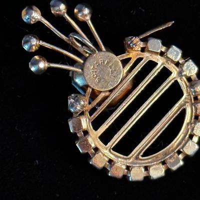 Gorgeous Signed Scitarelli Brooch/Pin