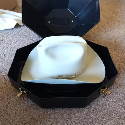 GREELEY HAT WORKS COWBOY HAT AND COOL HAT BOX