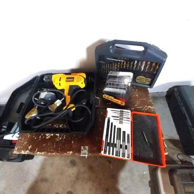 DEWALT VSR DRILL-TITANIUM DRILL BITS- BULLET BITS AND MORE
