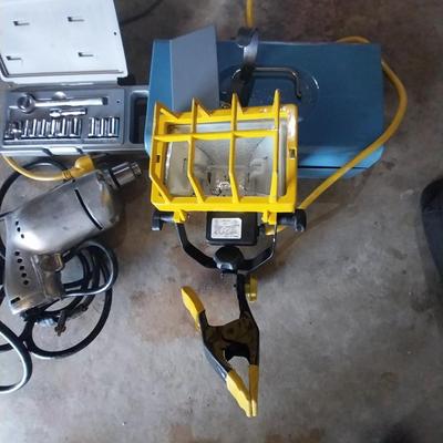 ELECTRIC DRILL-SHOP LIGHT-SOLDER-SOCKET SET