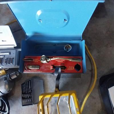 ELECTRIC DRILL-SHOP LIGHT-SOLDER-SOCKET SET