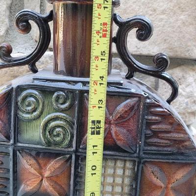1: Decorative Metal Vase