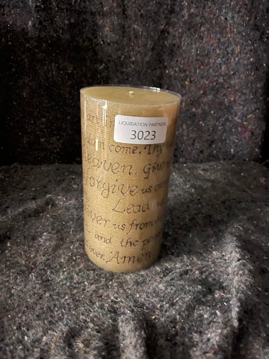 Candle The Lord's Prayer