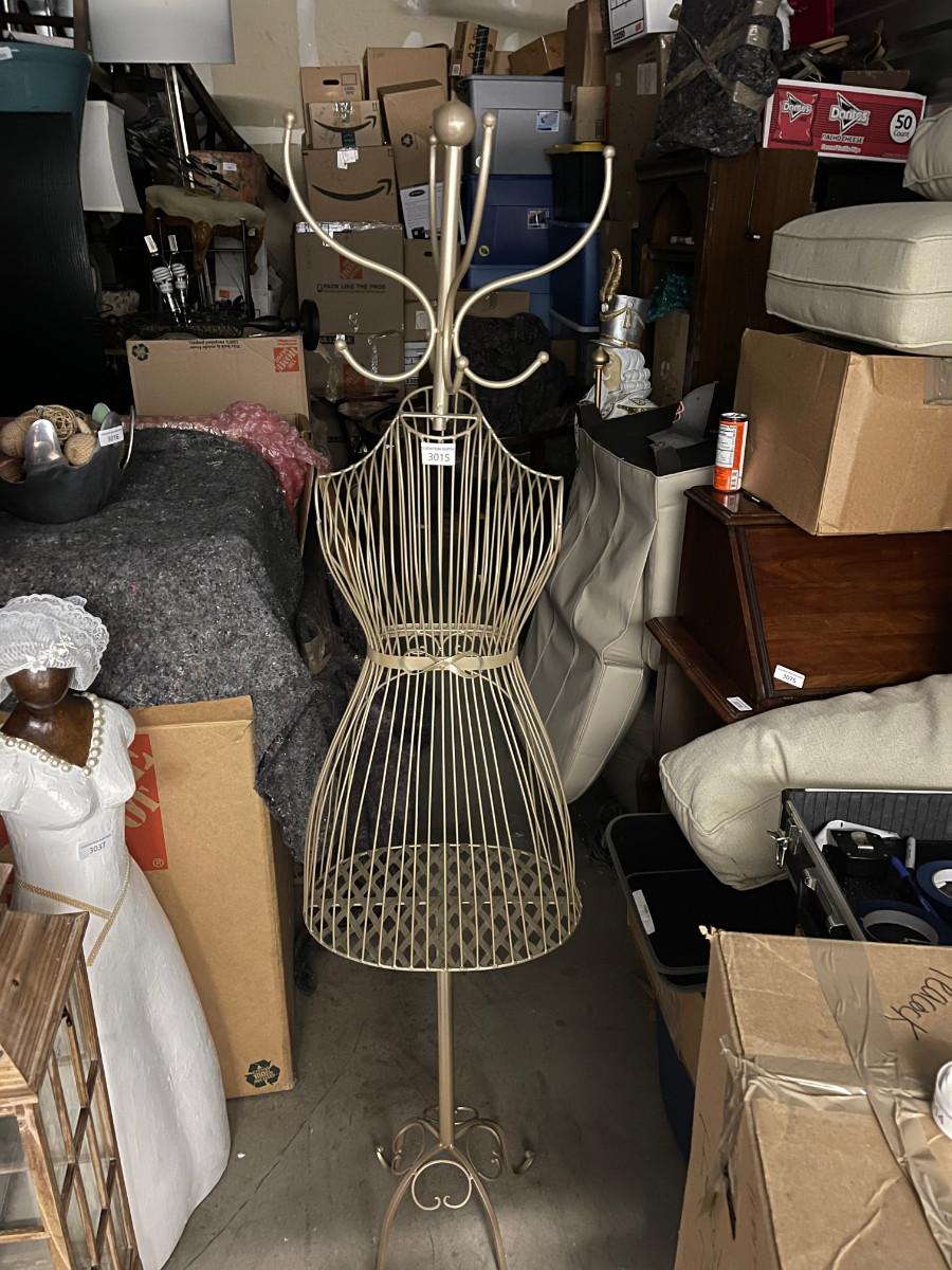 Wire Dress Pattern Stand | EstateSales.org