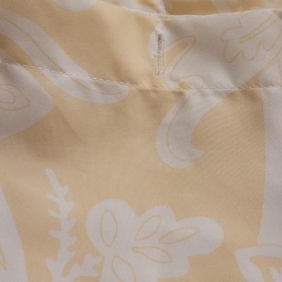 13: White & Yellow Shower Curtain