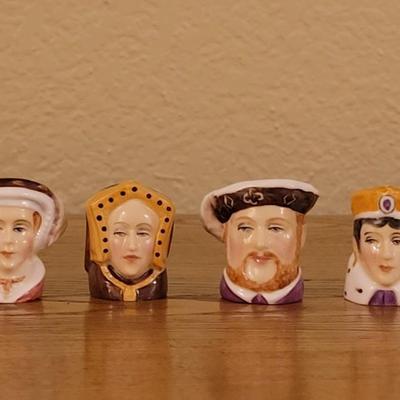 17: Antique Staffordshire Thimble Collection