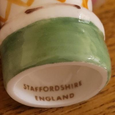 17: Antique Staffordshire Thimble Collection