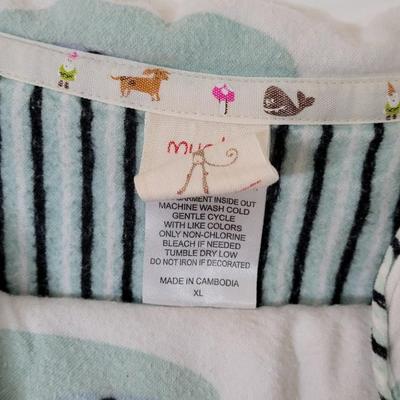 36: Christopher Banks Quilted Vest and Munki Munki Flannel PJs