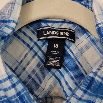 38: LAND'S END Flannel Shirts