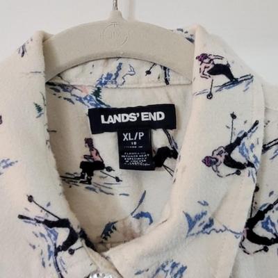 38: LAND'S END Flannel Shirts