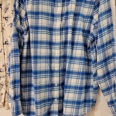 38: LAND'S END Flannel Shirts
