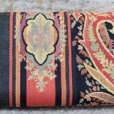 49: Orange Leather Belarno Wallet and Casleigh Brocade Clutch Wallet