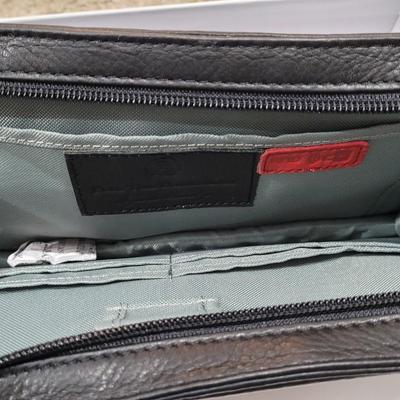 52: New Osgoode Marley Black Leather Wristlet
