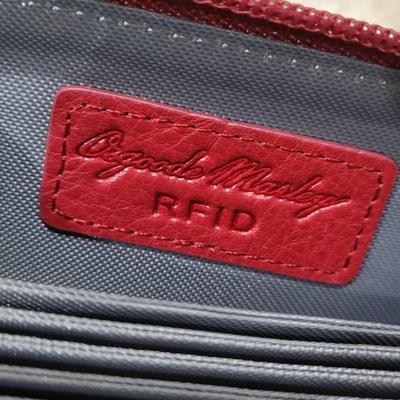 53: New Osgoode Marley Red Leather Wallet