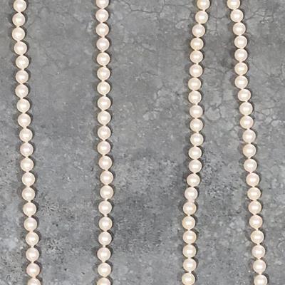 55: Monet Pearl Necklace with Box Clasps