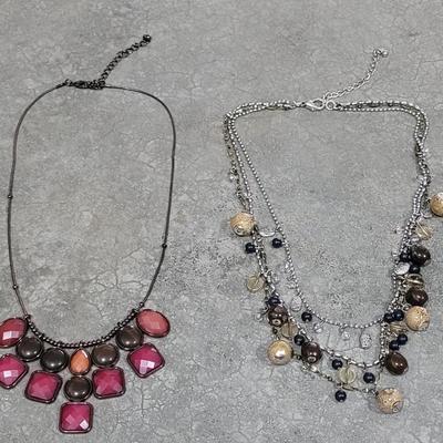 57: (2) Fashion Necklaces