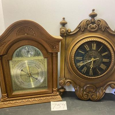 Barometer and Clock
