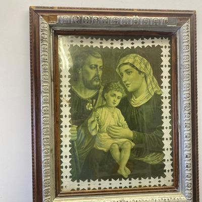 Vintage Holy Family Picture