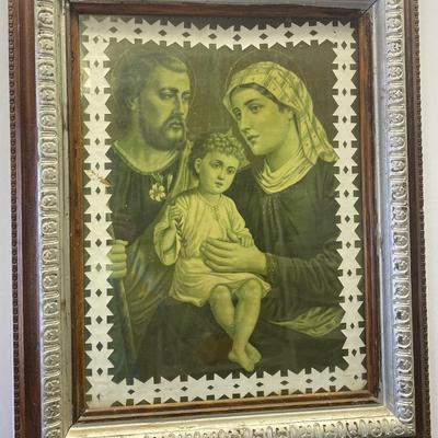 Vintage Holy Family Picture