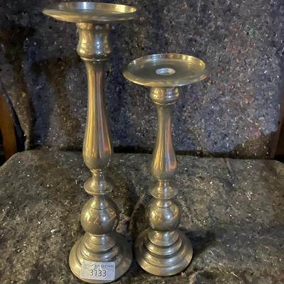 Silver Candle Holders