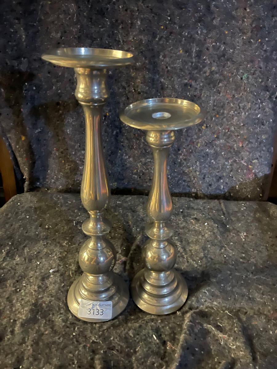 Silver Candle Holders