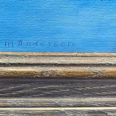 M Anderson Mountain Painting