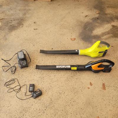 Ryobi and Worx Cordless Leaf Blowers (G-CE)