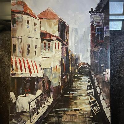 3' X 2'  Artwork - Canal