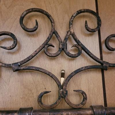 Metal Tapestry Art Nouveau Style Wall Hanging (BLR-CE)