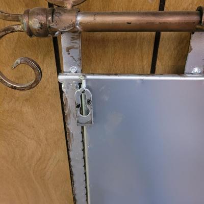 Metal Tapestry Art Nouveau Style Wall Hanging (BLR-CE)