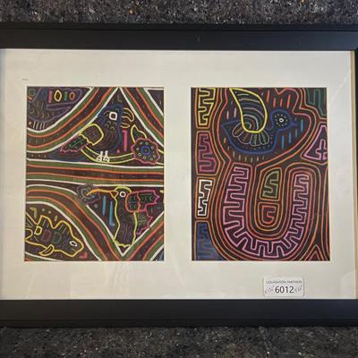 15" X 21" Colorful Bird Artwork