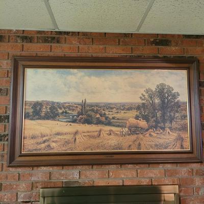 â€œHarvest Timeâ€ by Alfred Glendening Framed Print (BLR-CE)