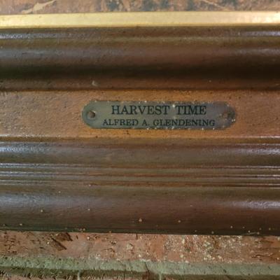 â€œHarvest Timeâ€ by Alfred Glendening Framed Print (BLR-CE)