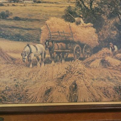 â€œHarvest Timeâ€ by Alfred Glendening Framed Print (BLR-CE)
