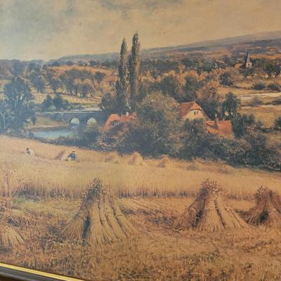 â€œHarvest Timeâ€ by Alfred Glendening Framed Print (BLR-CE)