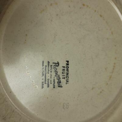 Poppytrail by Metlox "Provincial Fruit" Dishware (BLR-CE)