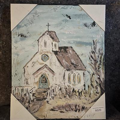 18" X 24"  Artwork - Church