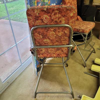 Vintage Floral High Chairs with Trays (BLR-CE)