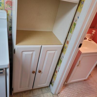 Tall Cabinet and Shelving Unit (BK-CE)