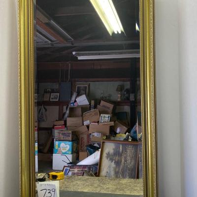 Golden Frame Mirror
