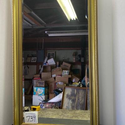 Golden Frame Mirror